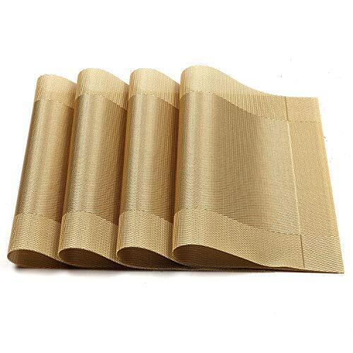 4PCS Placemats Non-Slip Heat Insulation Dining Table Place Mats Table Decoration - Picture 9 of 10