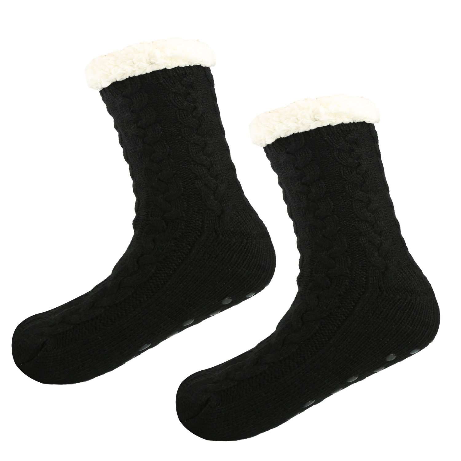 Women Winter Soft Thick Slipper Socks with Grippers Non Slip Warm Fuzzy Socks