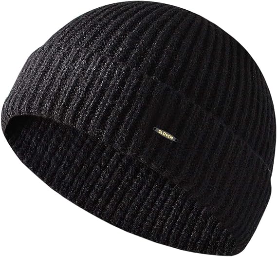 Hombres Sombrero Tejido Invierno Cálido Puño Gorro Orejeras Gorra Calavera para Trabajo al Aire Libre Esquí - Imagen 18 de 25