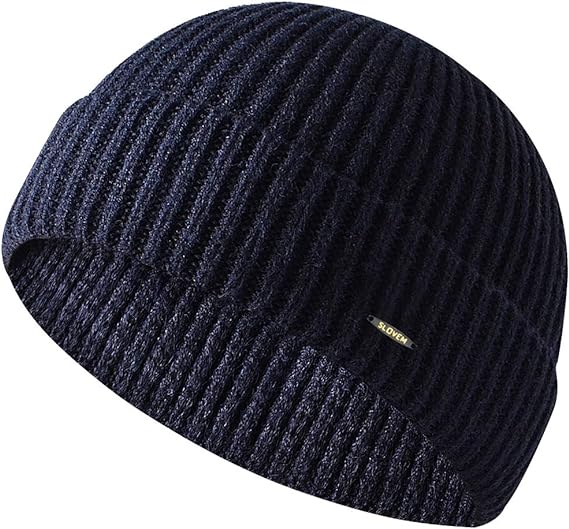 Hombres Sombrero Tejido Invierno Cálido Puño Gorro Orejeras Gorra Calavera para Trabajo al Aire Libre Esquí - Imagen 19 de 25