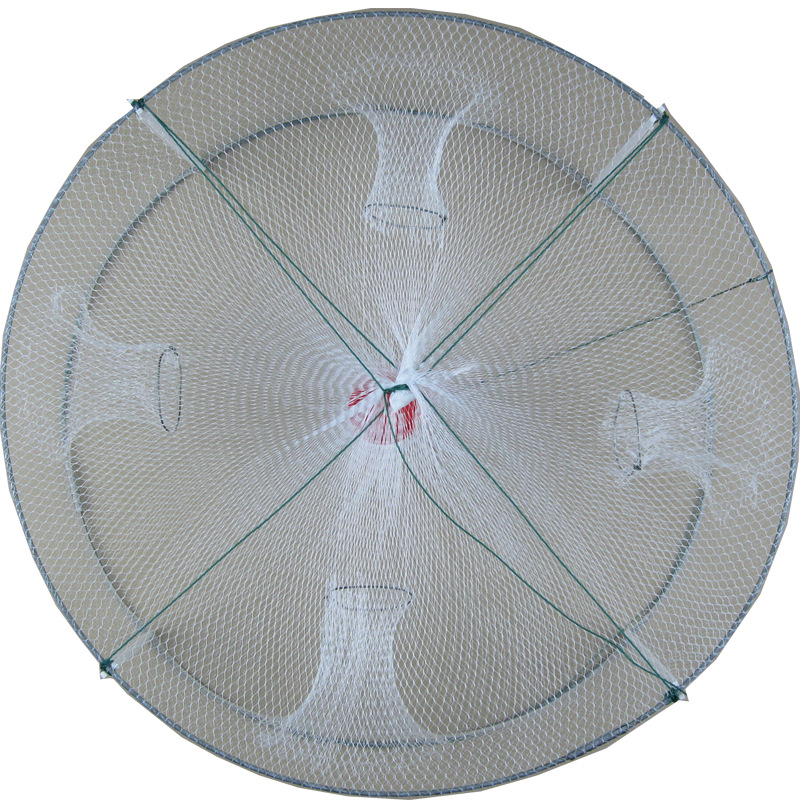 Fishing Bait Trap Foldable Fish Minnow Crab Crayfish Crawdad Net Trap Cast Net - Picture 10 of 10