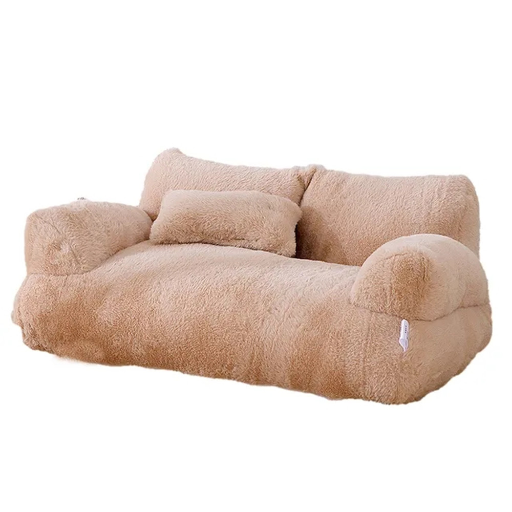 Sofá para mascotas invierno cálido nido de felpa esponjosa cama para mascotas para perros pequeños medianos gatos - Imagen 13 de 14