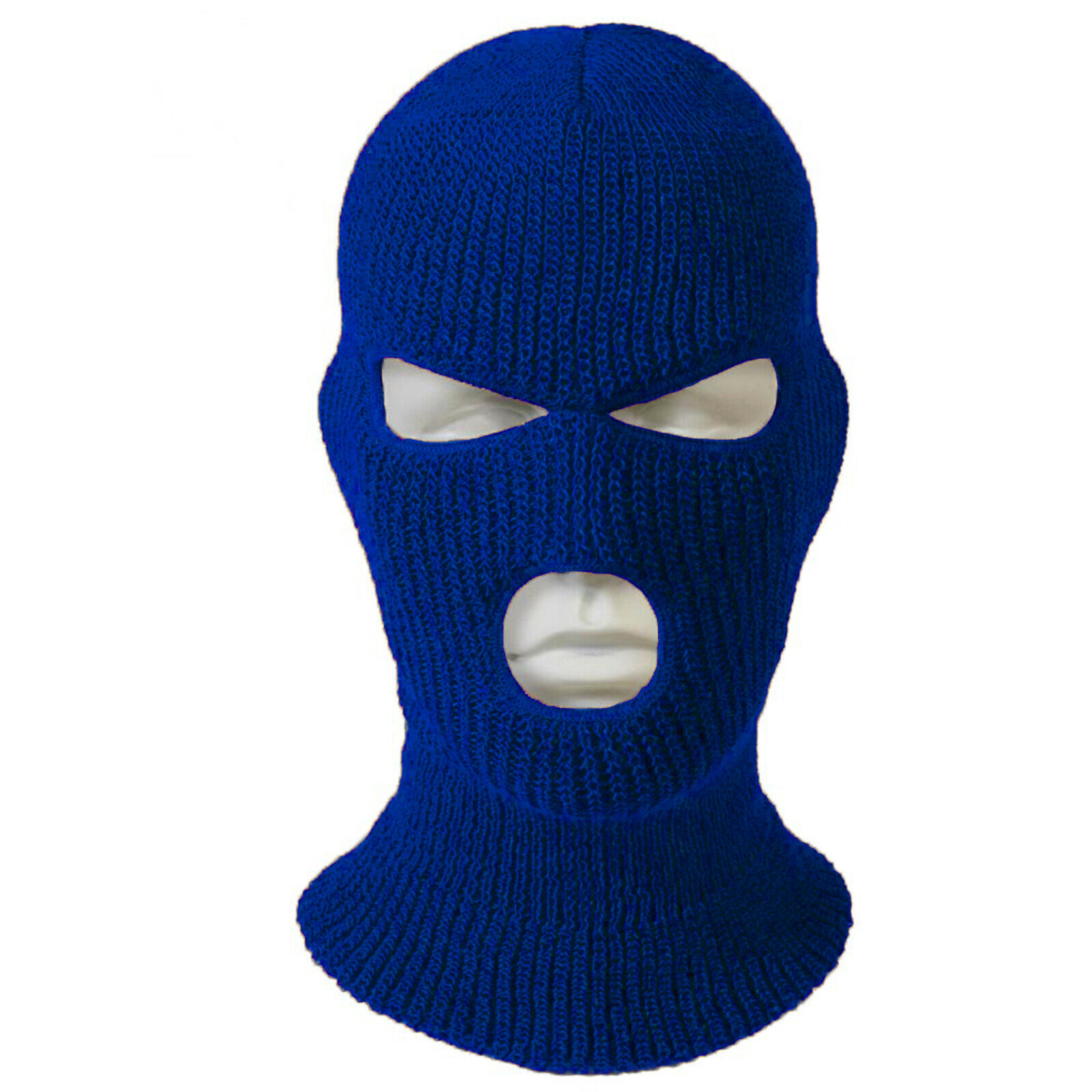 Máscara de esquí cubierta facial completa tejida de 2/3 orificios invierno impermeable cálida para ciclismo al aire libre - Imagen 17 de 17