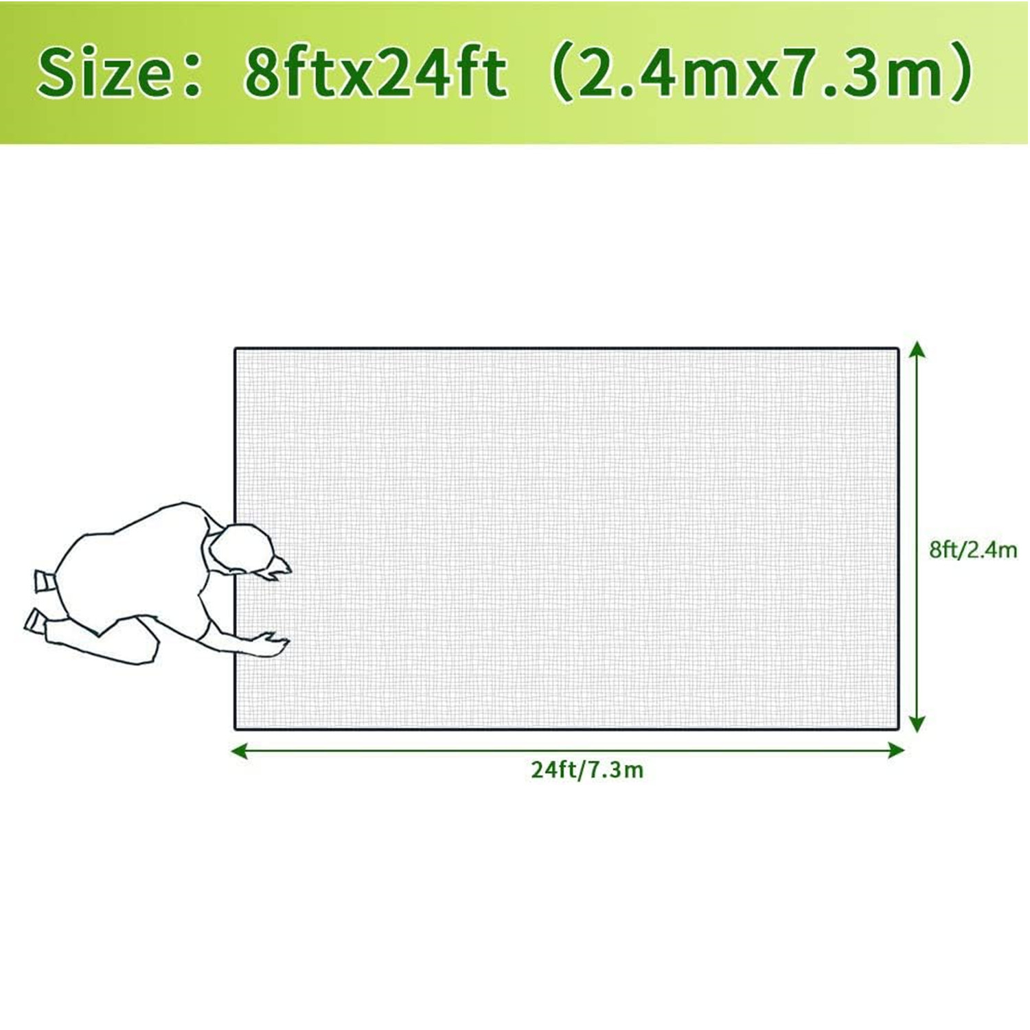 Plant Covers Freeze Protection 25ft/30ft/50ft Reusable Floating Row Cover Winter - Picture 9 of 11