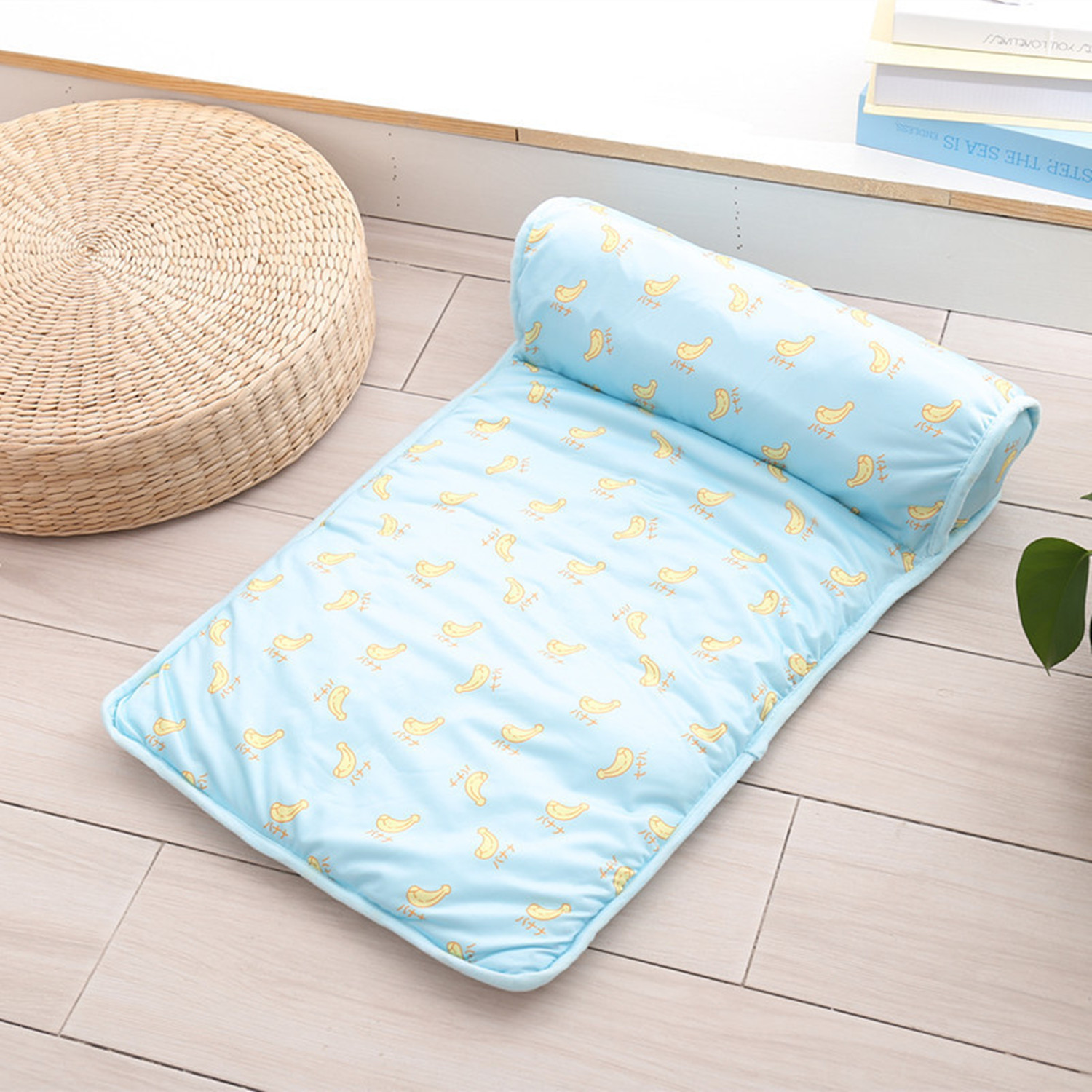 Alfombra de enfriamiento de verano para mascotas perros gatos lavable seda hielo suave almohadilla para cama con almohada fresca - Imagen 17 de 20
