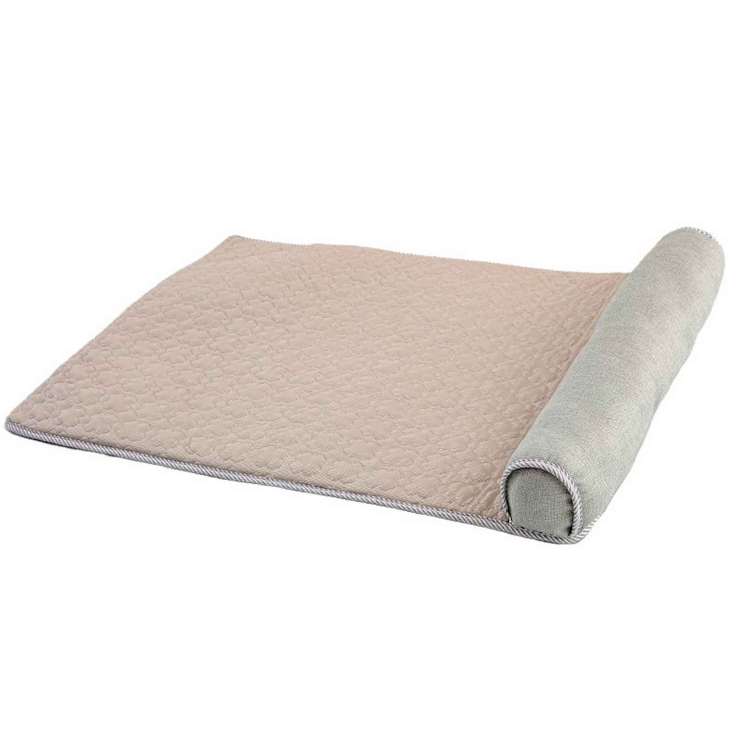Summer Dog Cooling Mat with Pillow Cooling Bed for Large Dogs Cats Sleeping Pads - Picture 12 of 13