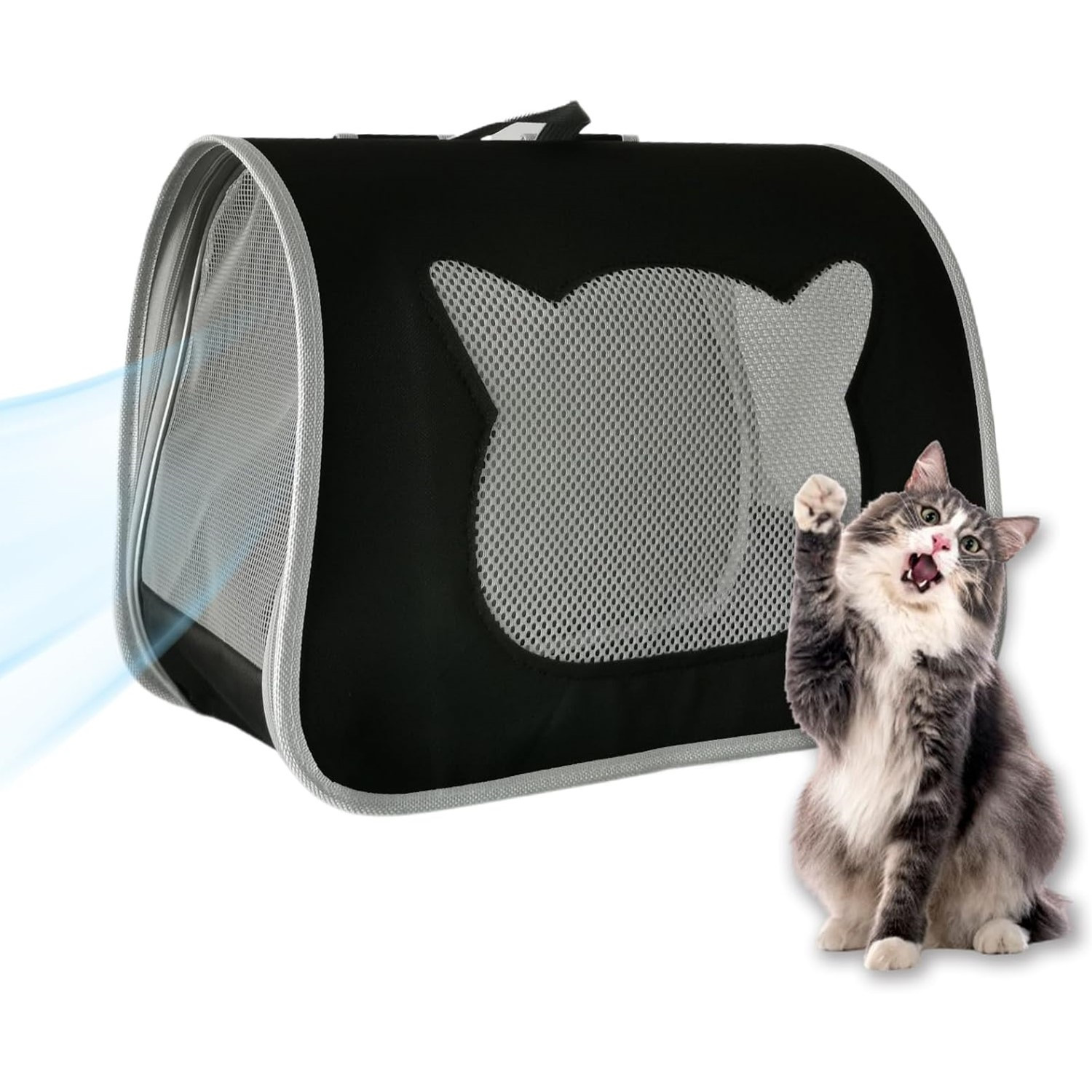 Cat Carrier Backpack Small Animal Dogs Carrier Bags Travel Bag Fully Ventilated