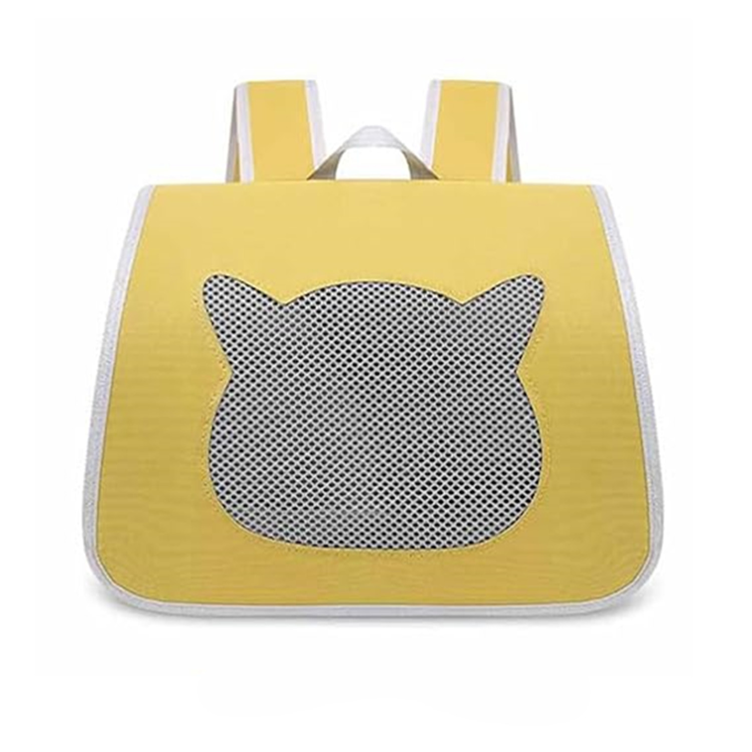 Mochila para gatos porta mascotas malla ventilada lados suaves perro mochila de viaje exterior - Imagen 19 de 19