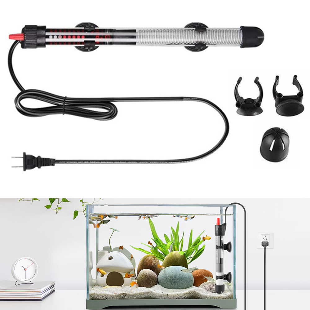 Calentador termostato automático sumergible para pecera de acuario con ventosas calentador - Imagen 12 de 21