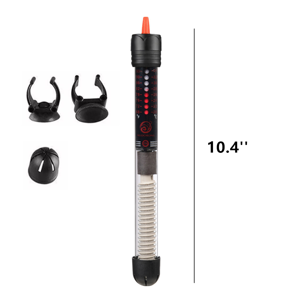 Calentador termostato automático sumergible para pecera de acuario con ventosas calentador - Imagen 17 de 21