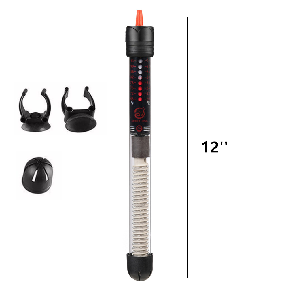 Calentador termostato automático sumergible para pecera de acuario con ventosas calentador - Imagen 19 de 21