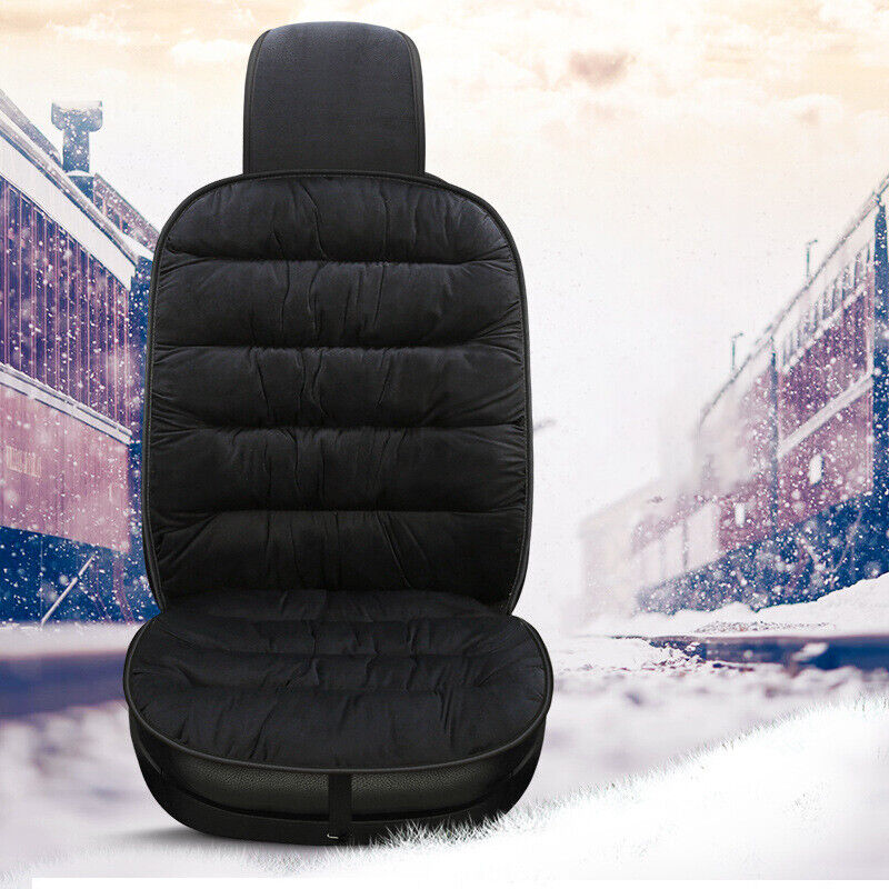 Funda de asiento de coche felpa gruesa invierno cálido auto asiento delantero cojín protector almohadilla - Imagen 15 de 18