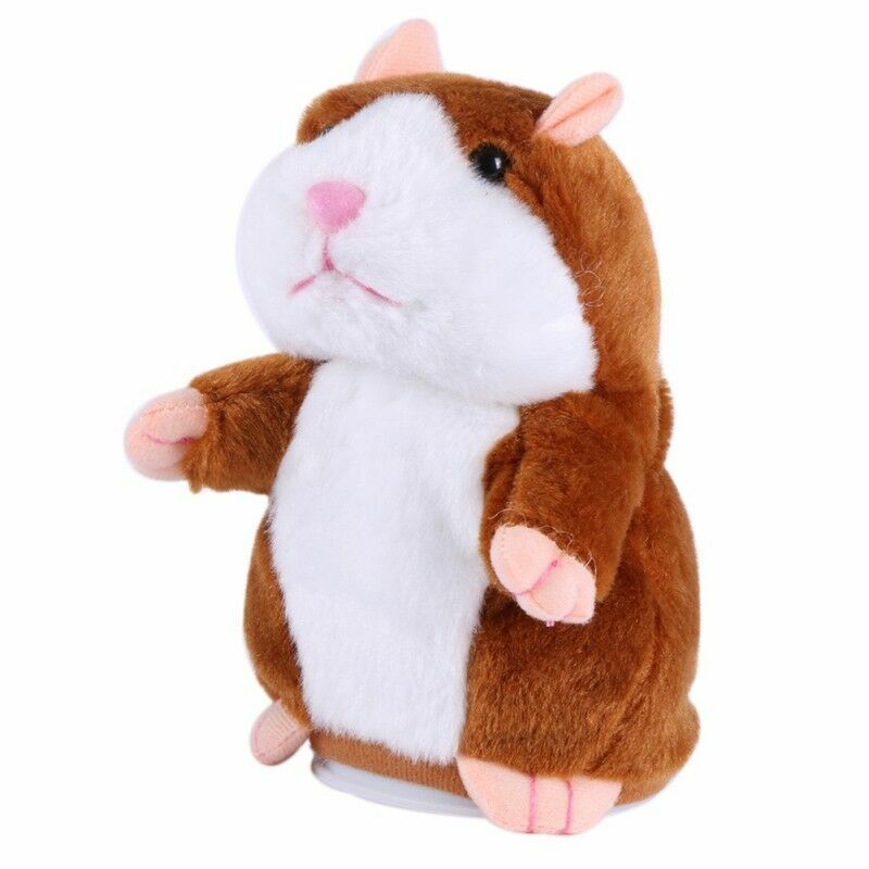 Talking Hamster Repeats What You Say Interactive Stuffed Plush Animal Toy Gifts - Picture 9 of 14