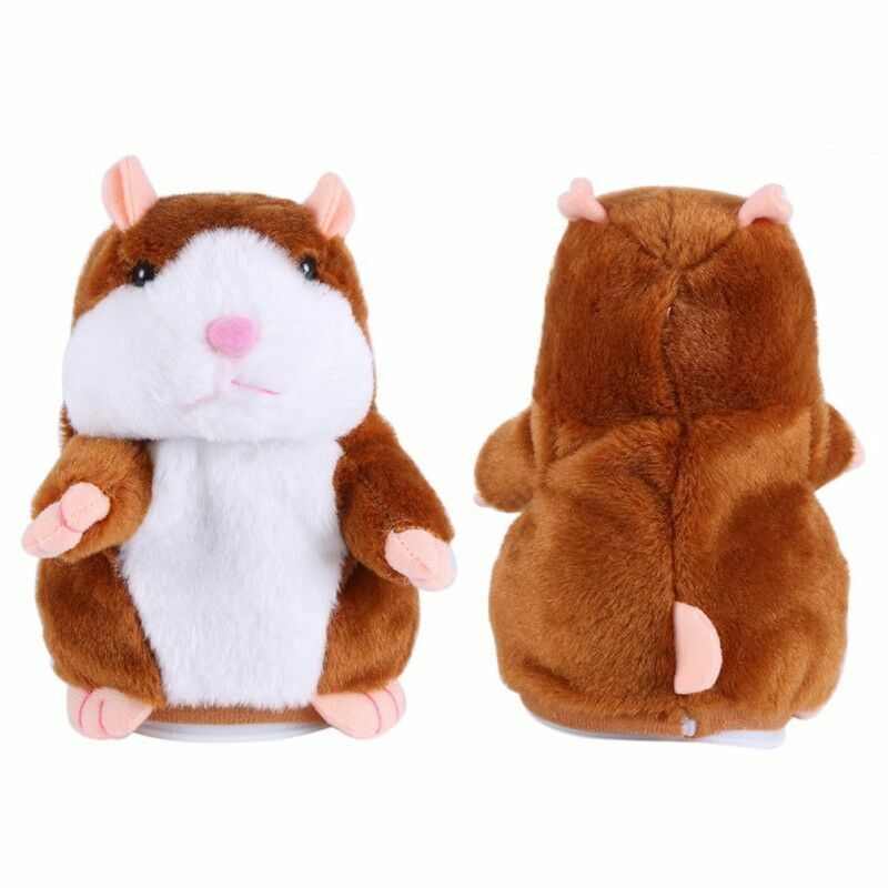 Talking Hamster Repeats What You Say Interactive Stuffed Plush Animal Toy Gifts - Picture 10 of 14