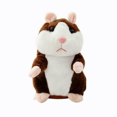 Talking Hamster Repeats What You Say Interactive Stuffed Plush Animal Toy Gifts - Picture 13 of 14
