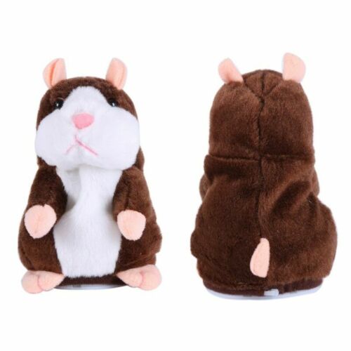 Talking Hamster Repeats What You Say Interactive Stuffed Plush Animal Toy Gifts - Picture 14 of 14