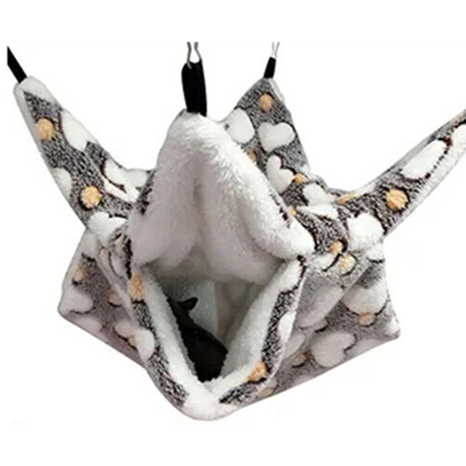 Small Pet Cage Hanging Hammock Pet Nap Sack Sleep Bag Bed Soft Warm House - Picture 10 of 10