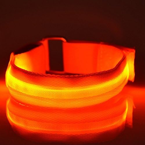 Brazalete deportivo recargable USB con banda de palmada LED de 3 piezas luces de seguridad nocturna - Imagen 10 de 13