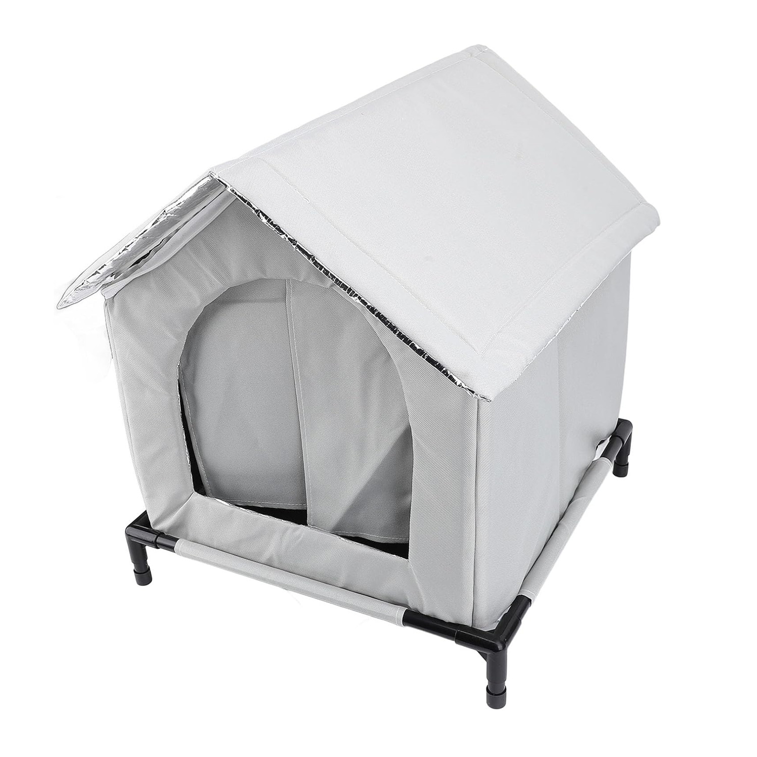 Large Heated Cat House for Outside Winter Insulated Cat Shelter Weatherproof