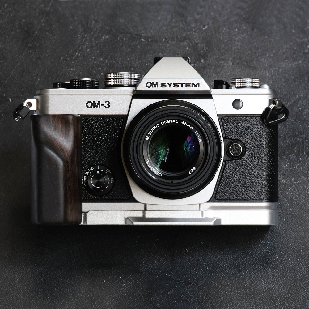 Handmade Wooden L Hand Grip Handle w/Aluminium alloy Baseplate for Olympus OM-3 - Picture 21 of 23