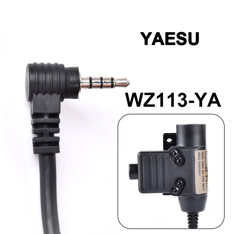 Tactical communications Headset 2 Pin U94 K 2 Pin Plug PTT 7.0mm Plug for Walkie - Picture 25 of 34