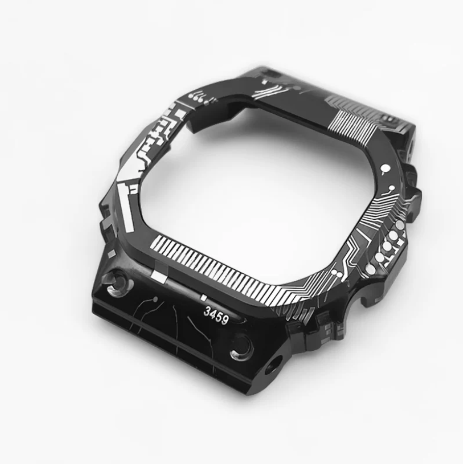 Metal Case Cover Watch Bnad Strap Kit For Casio G-SHOCK DW5600/GWM5610/GWM-B5000