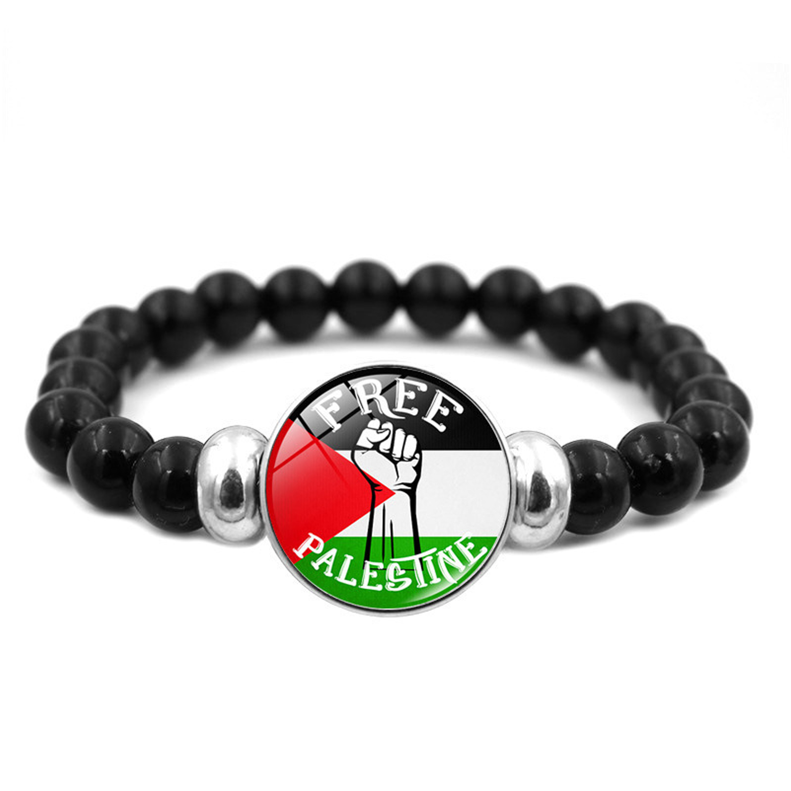Free Palestine Support Flagge Armband String Hand Bead Schmuck 17+5cm - Bild 18 von 29