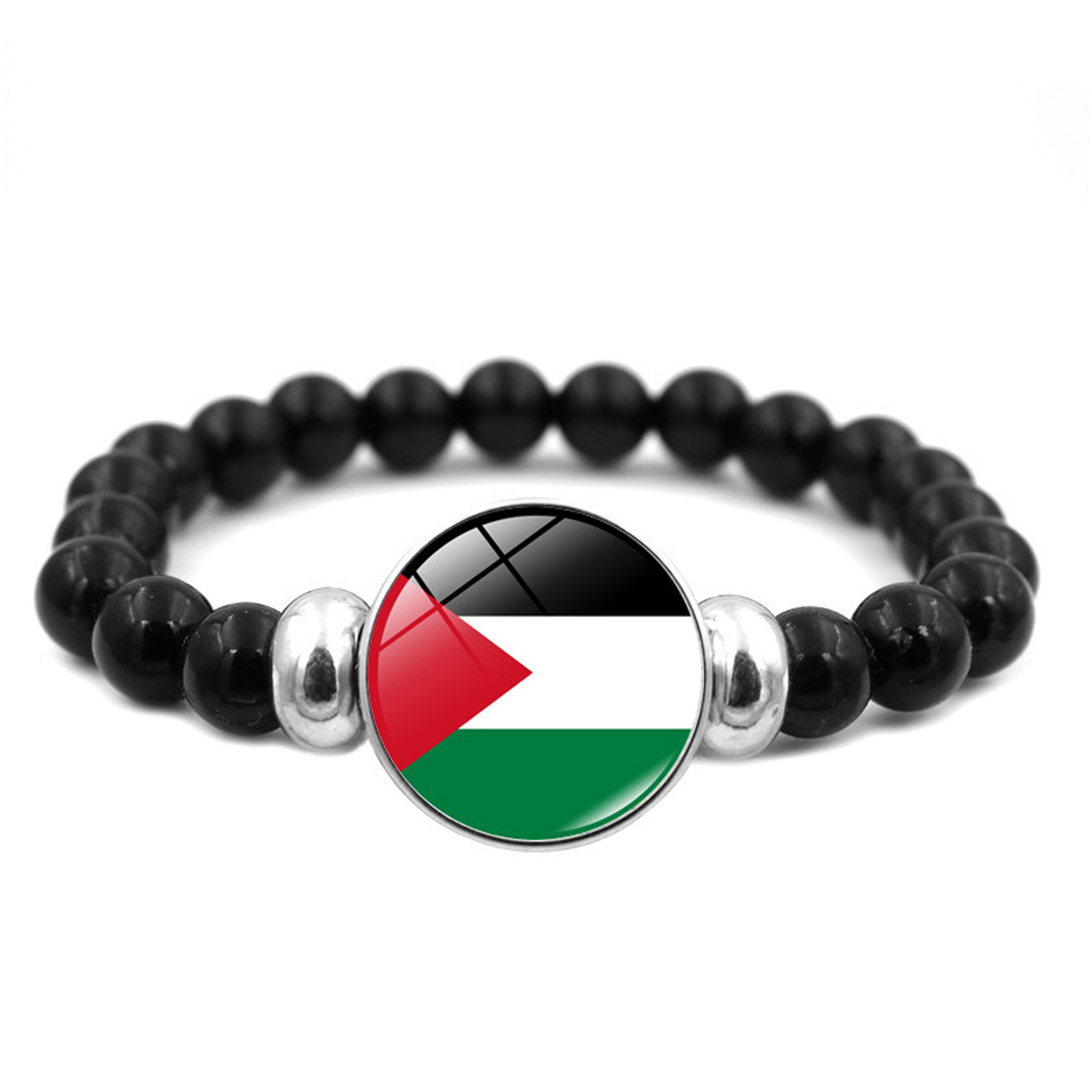 Free Palestine Support Flagge Armband String Hand Bead Schmuck 17+5cm - Bild 22 von 29