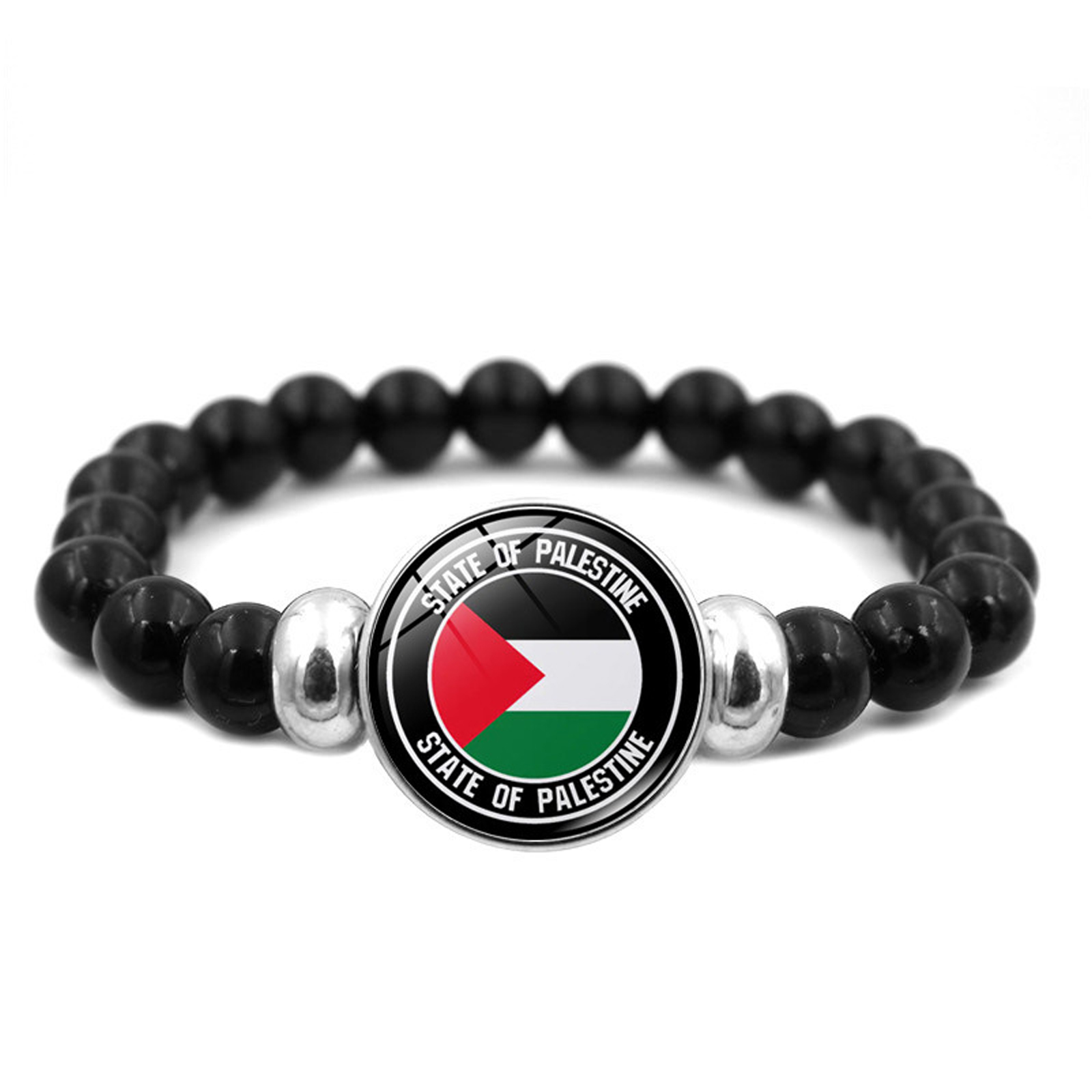 Free Palestine Support Flagge Armband String Hand Bead Schmuck 17+5cm - Bild 23 von 29