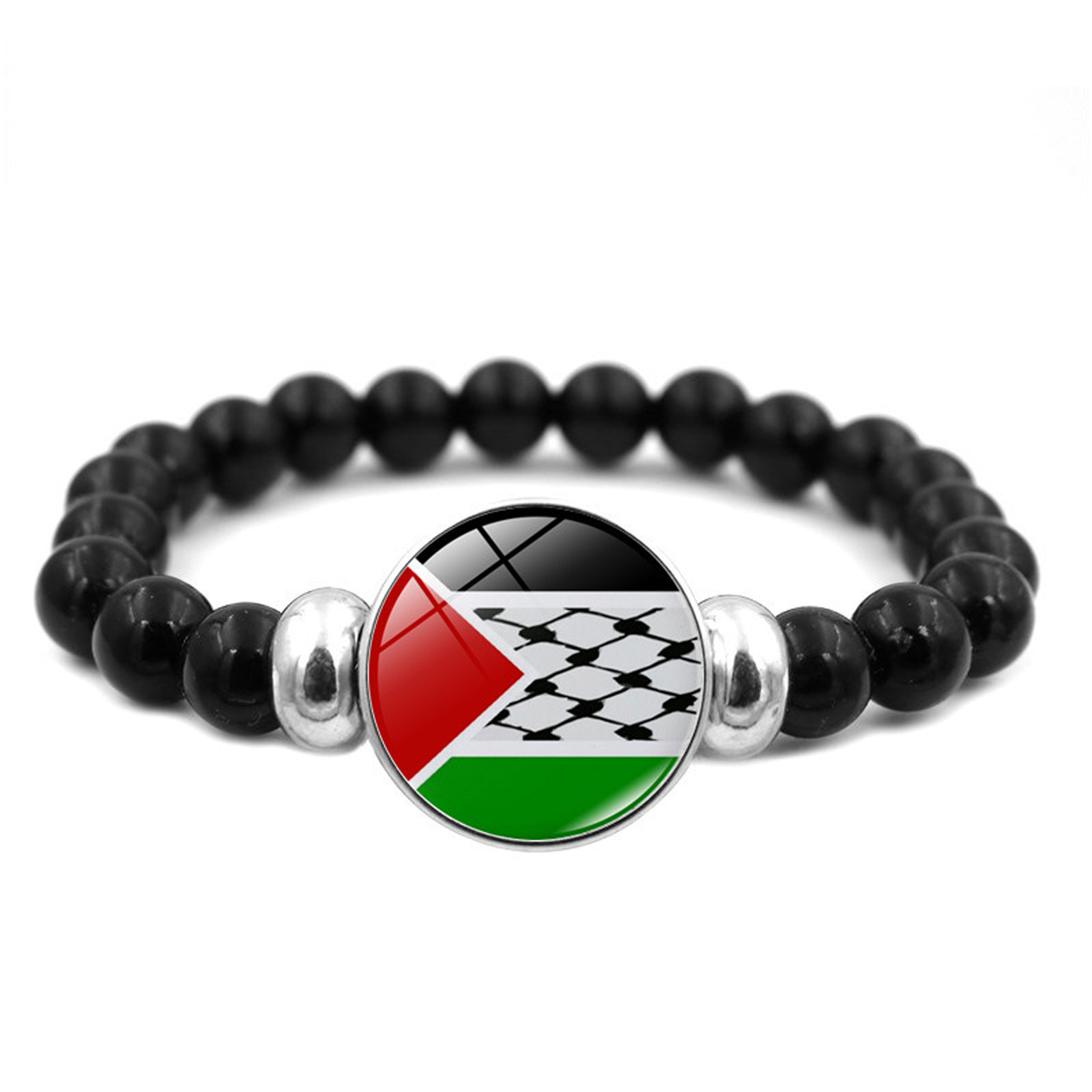 Free Palestine Support Flagge Armband String Hand Bead Schmuck 17+5cm - Bild 25 von 29
