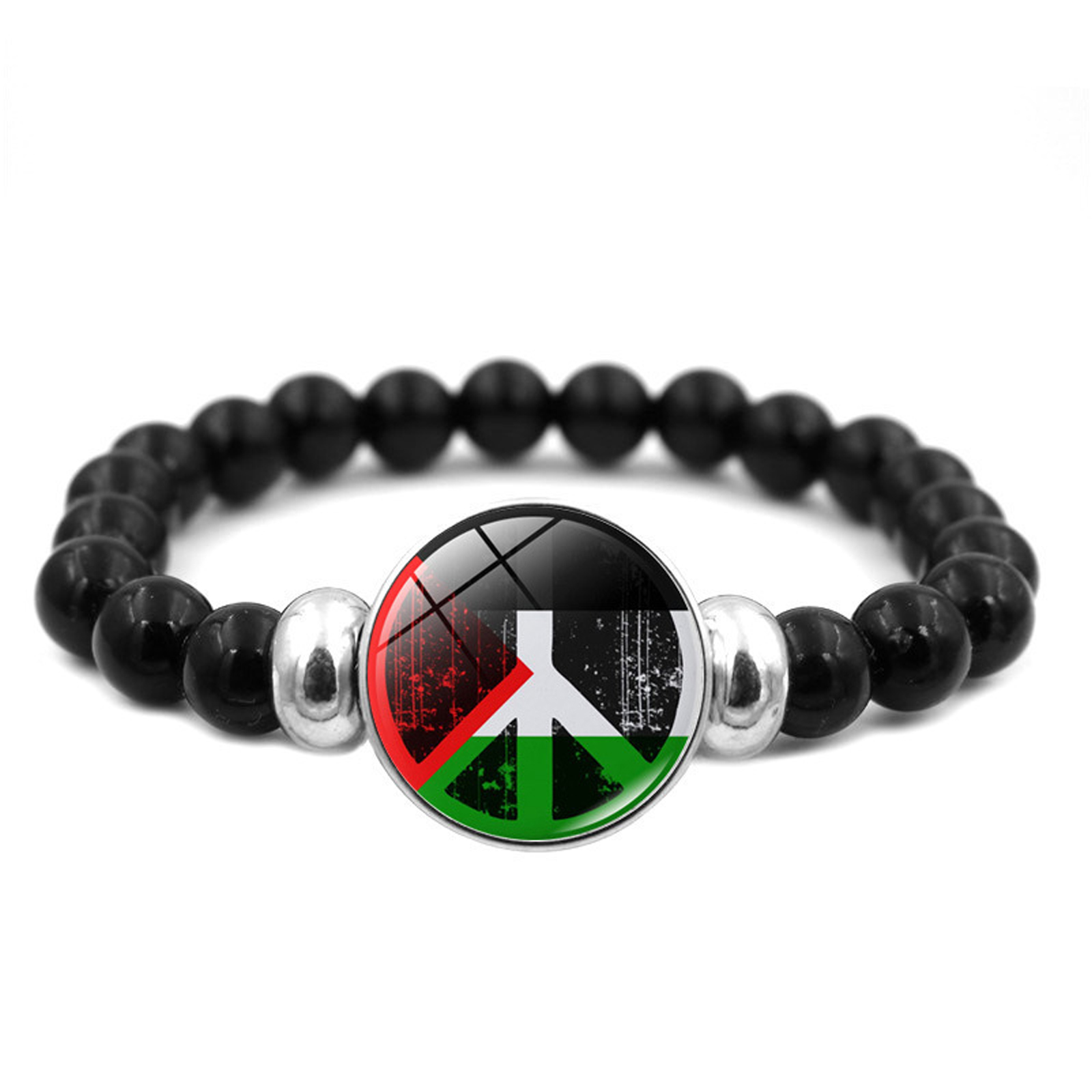 Free Palestine Support Flagge Armband String Hand Bead Schmuck 17+5cm - Bild 24 von 29