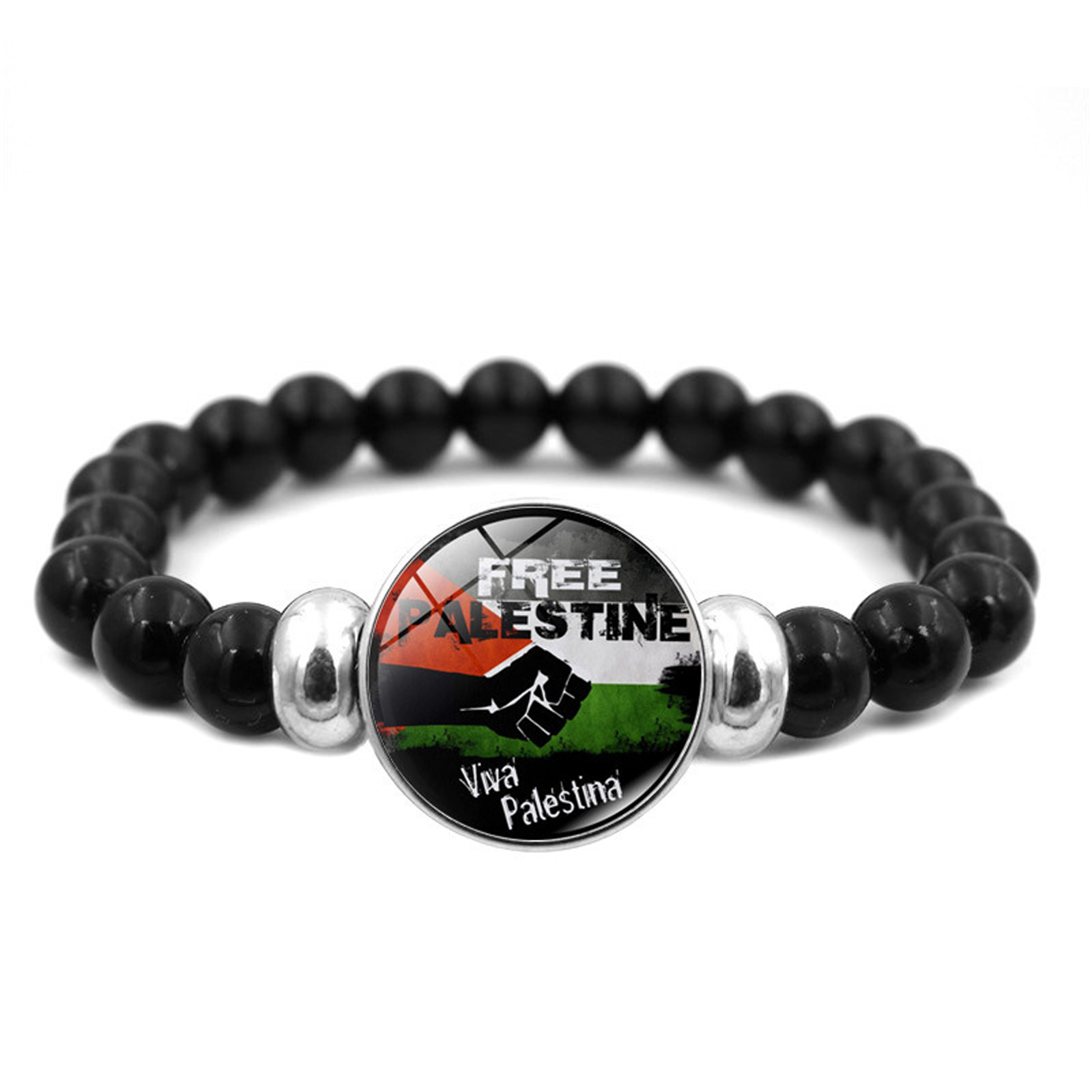 Free Palestine Support Flagge Armband String Hand Bead Schmuck 17+5cm - Bild 26 von 29