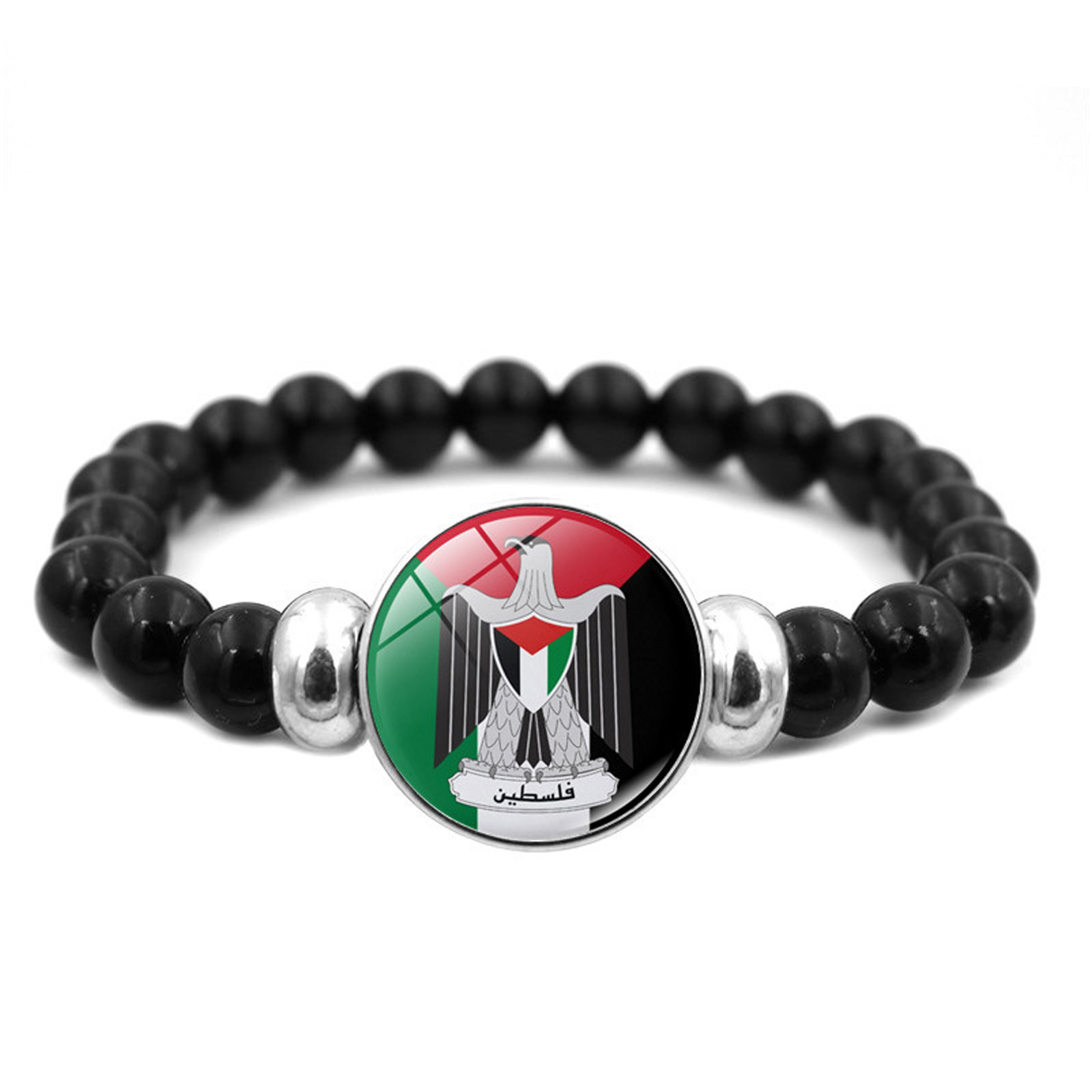 Free Palestine Support Flagge Armband String Hand Bead Schmuck 17+5cm - Bild 27 von 29