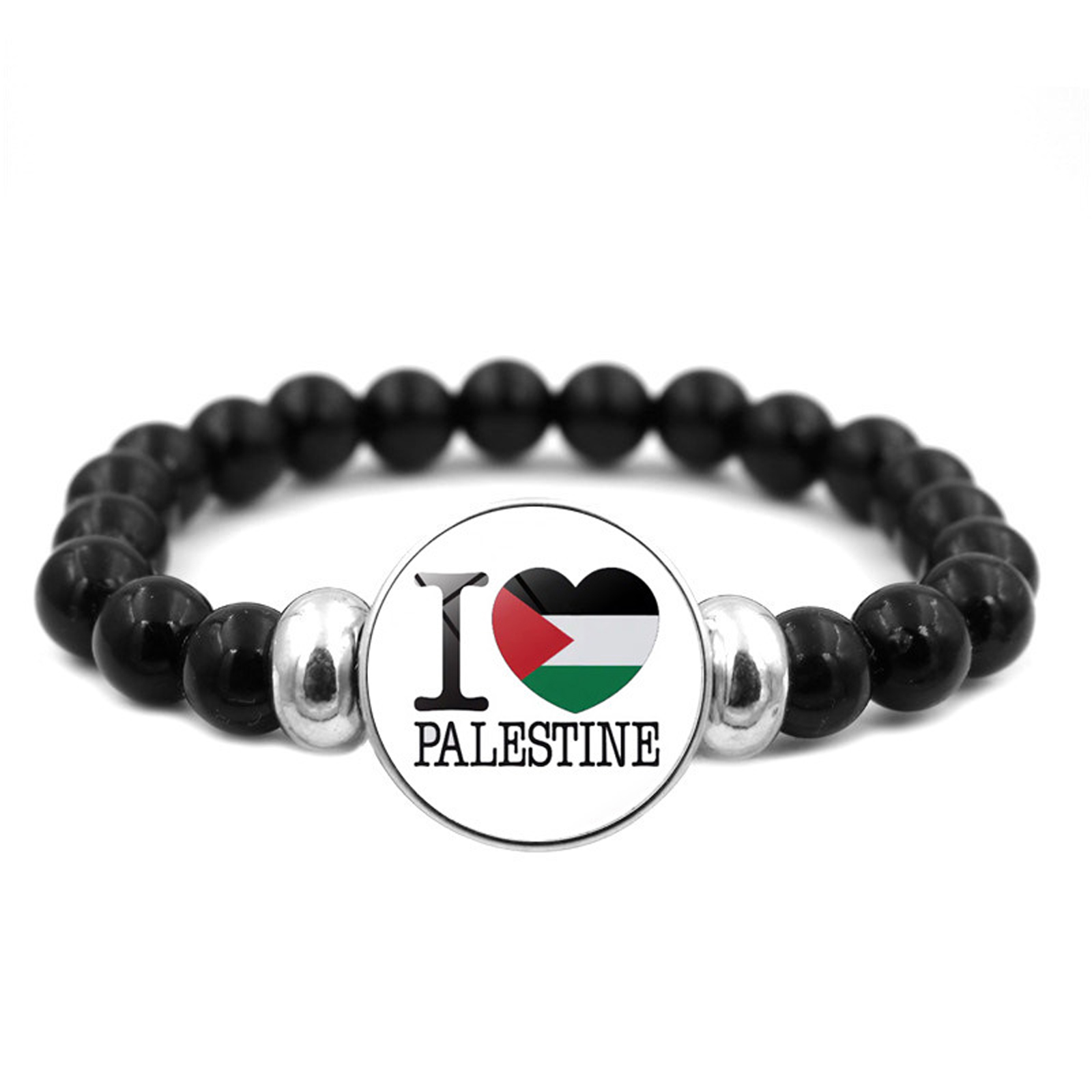 Free Palestine Support Flagge Armband String Hand Bead Schmuck 17+5cm - Bild 29 von 29
