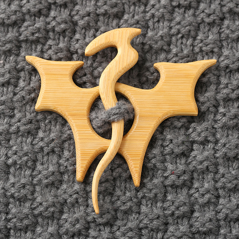 1 Pz Sciarpa Maglione Spilla in Legno con Motivo Animale Scialle Legno Cartoni Animati Spilla - Foto 16 di 27