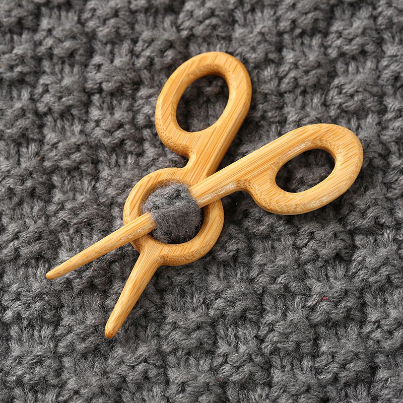 1 Pz Sciarpa Maglione Spilla in Legno con Motivo Animale Scialle Legno Cartoni Animati Spilla - Foto 19 di 27