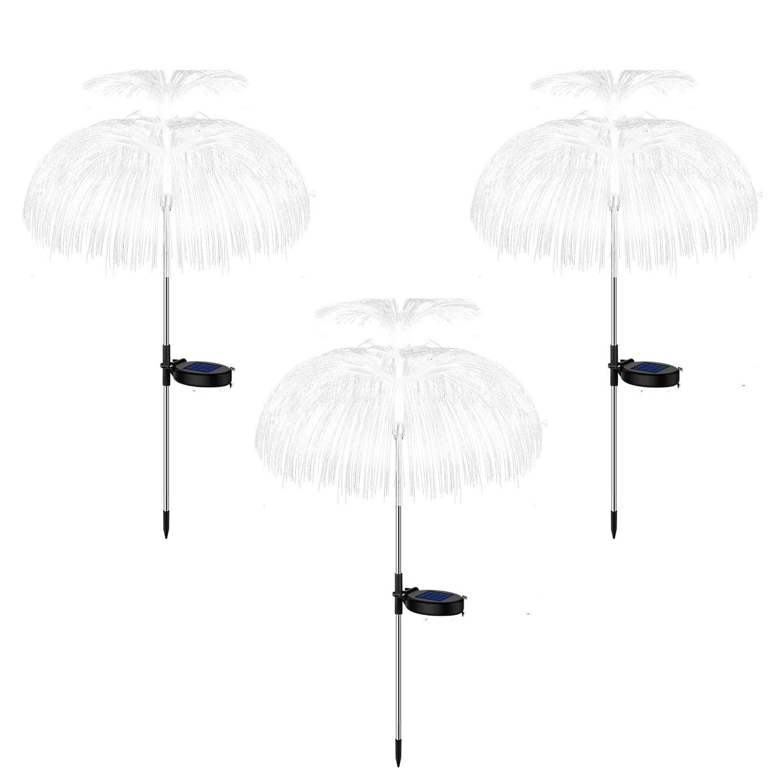 Solar Garden Lights 7 Color Changing Garden Lights Waterproof Walkway Decor Lamp - Picture 21 of 25