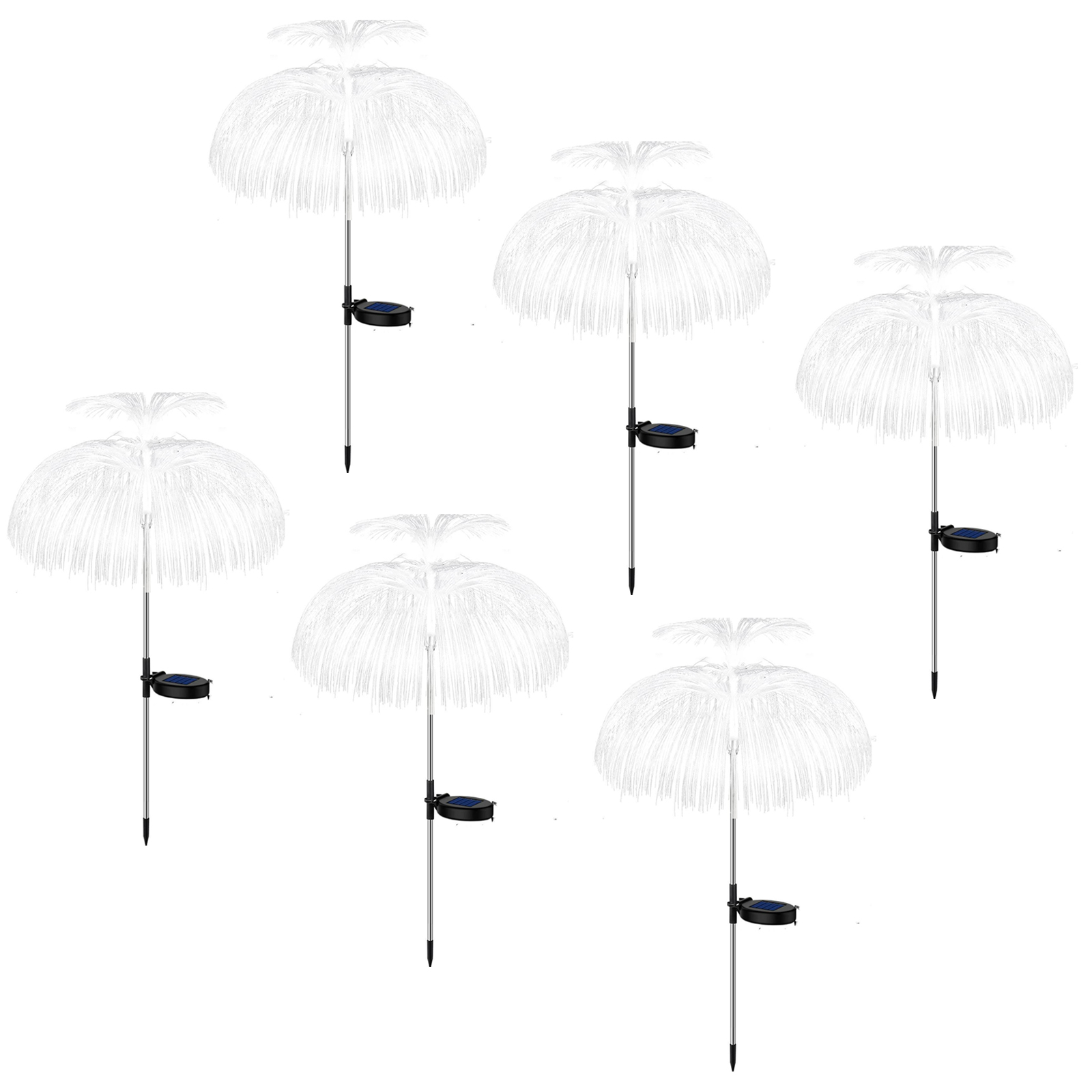 Solar Garden Lights 7 Color Changing Garden Lights Waterproof Walkway Decor Lamp - Picture 22 of 25