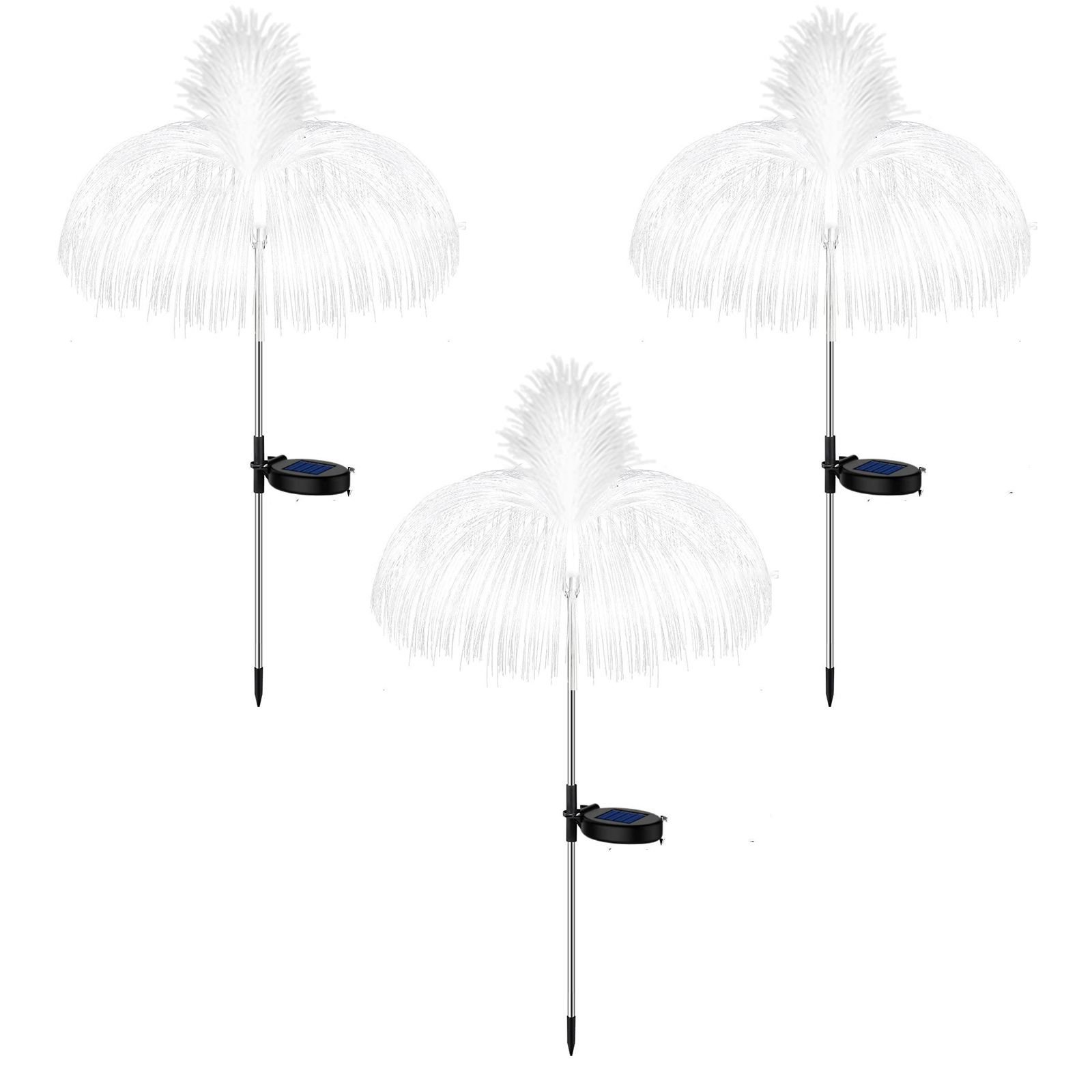 Solar Garden Lights 7 Color Changing Garden Lights Waterproof Walkway Decor Lamp - Picture 24 of 25