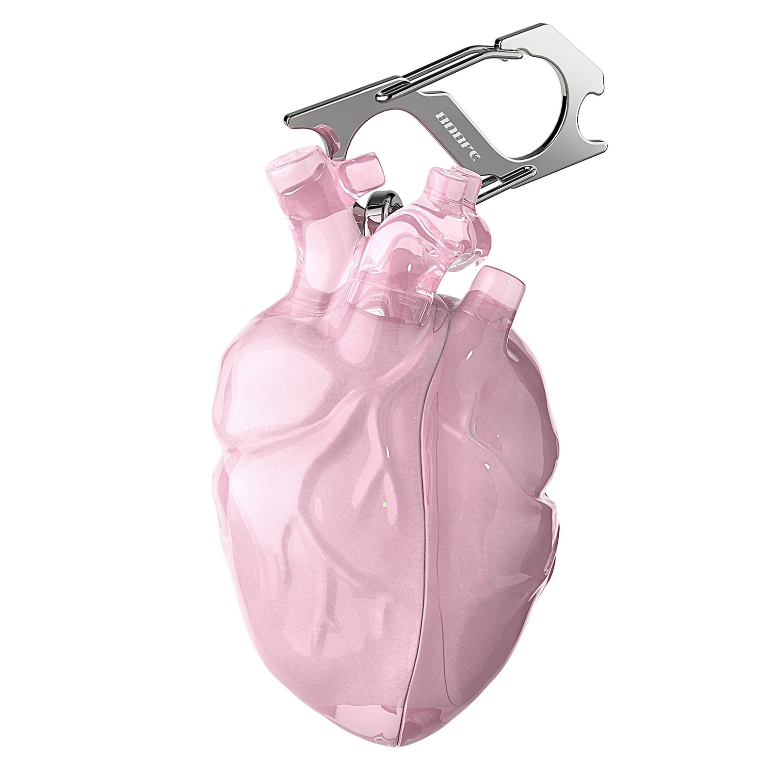 Silicone Heart-Shaped Protective Case for AirPods 3/4 AirPods pro/pro2 w/ Hook - Picture 8 of 12