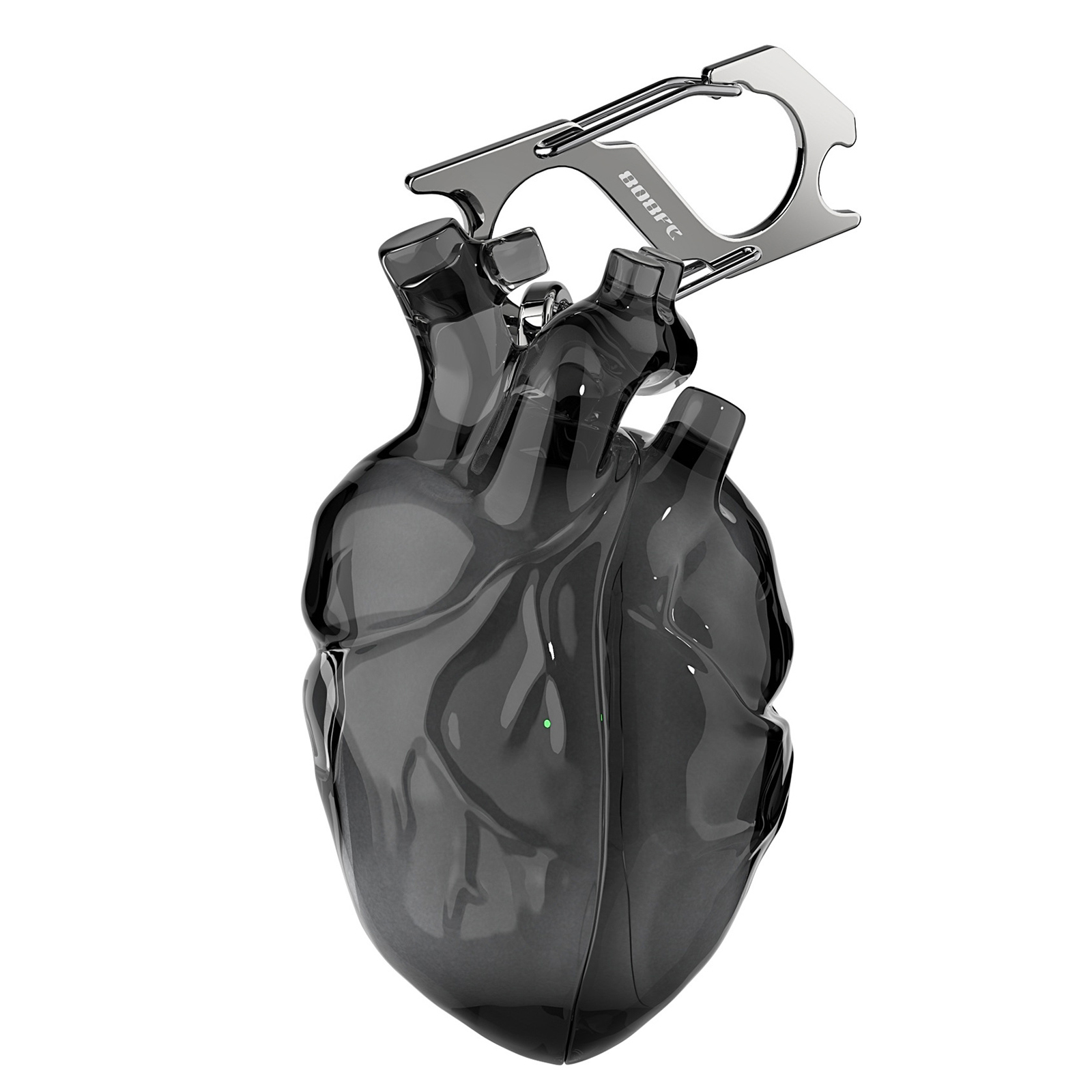 Silicone Heart-Shaped Protective Case for AirPods 3/4 AirPods pro/pro2 w/ Hook - Picture 9 of 12