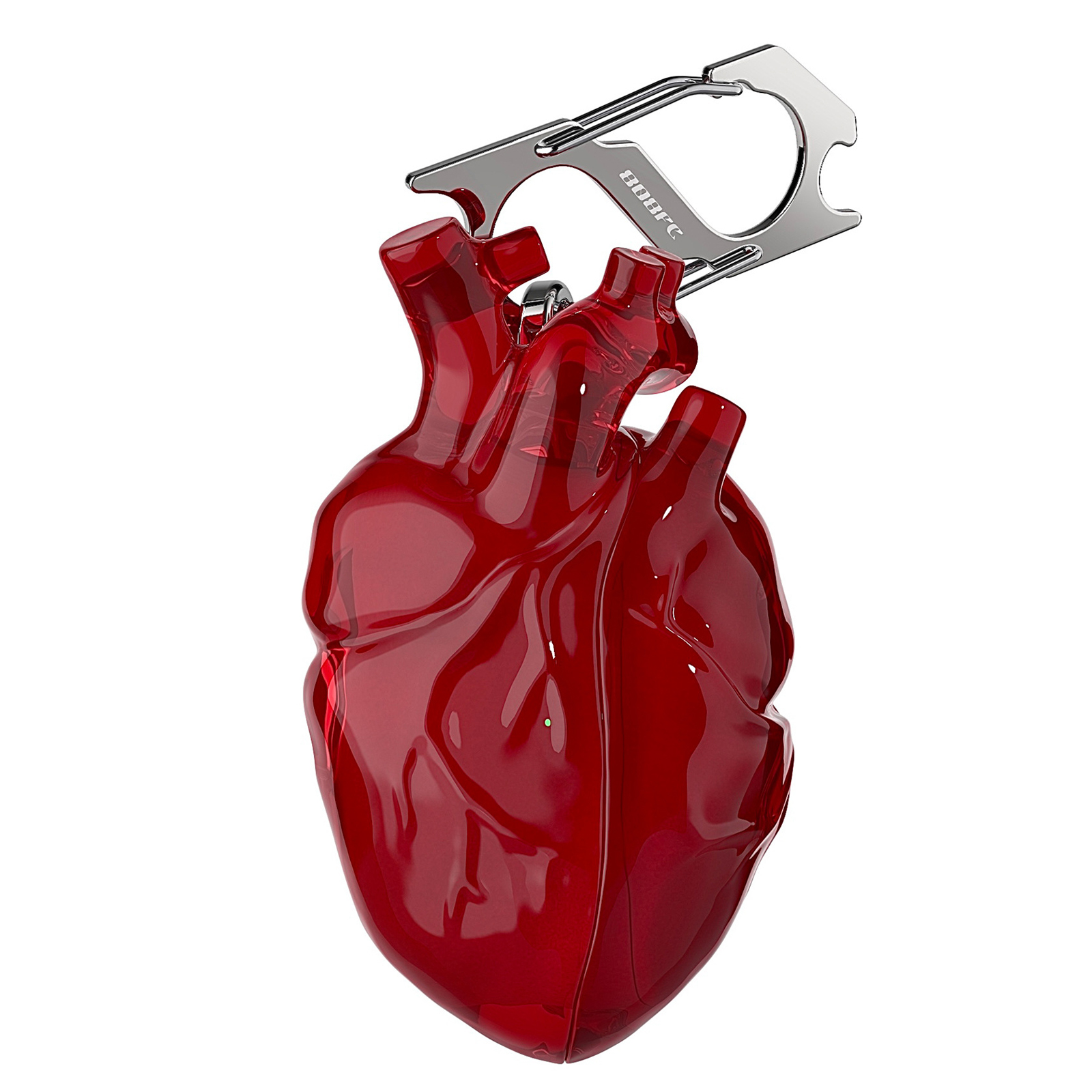 Silicone Heart-Shaped Protective Case for AirPods 3/4 AirPods pro/pro2 w/ Hook - Picture 10 of 12