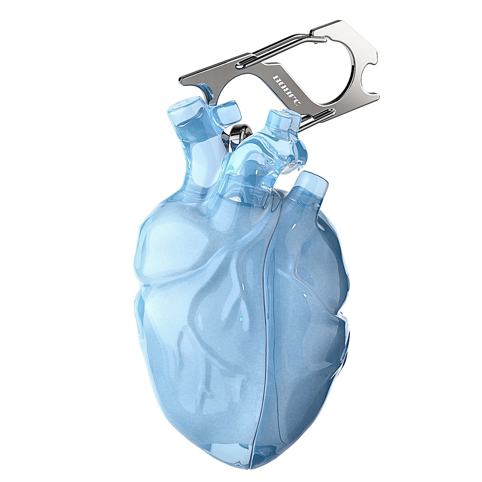 Silicone Heart-Shaped Protective Case for AirPods 3/4 AirPods pro/pro2 w/ Hook - Picture 11 of 12