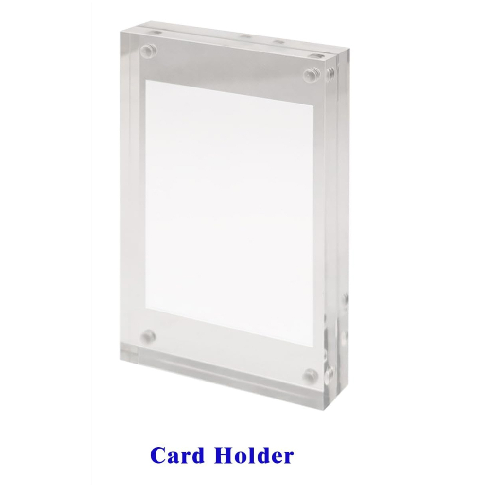 Acrylic Clear Display Case Box Trading Card Holder Thick For TCG Sports Cards - Picture 11 of 11