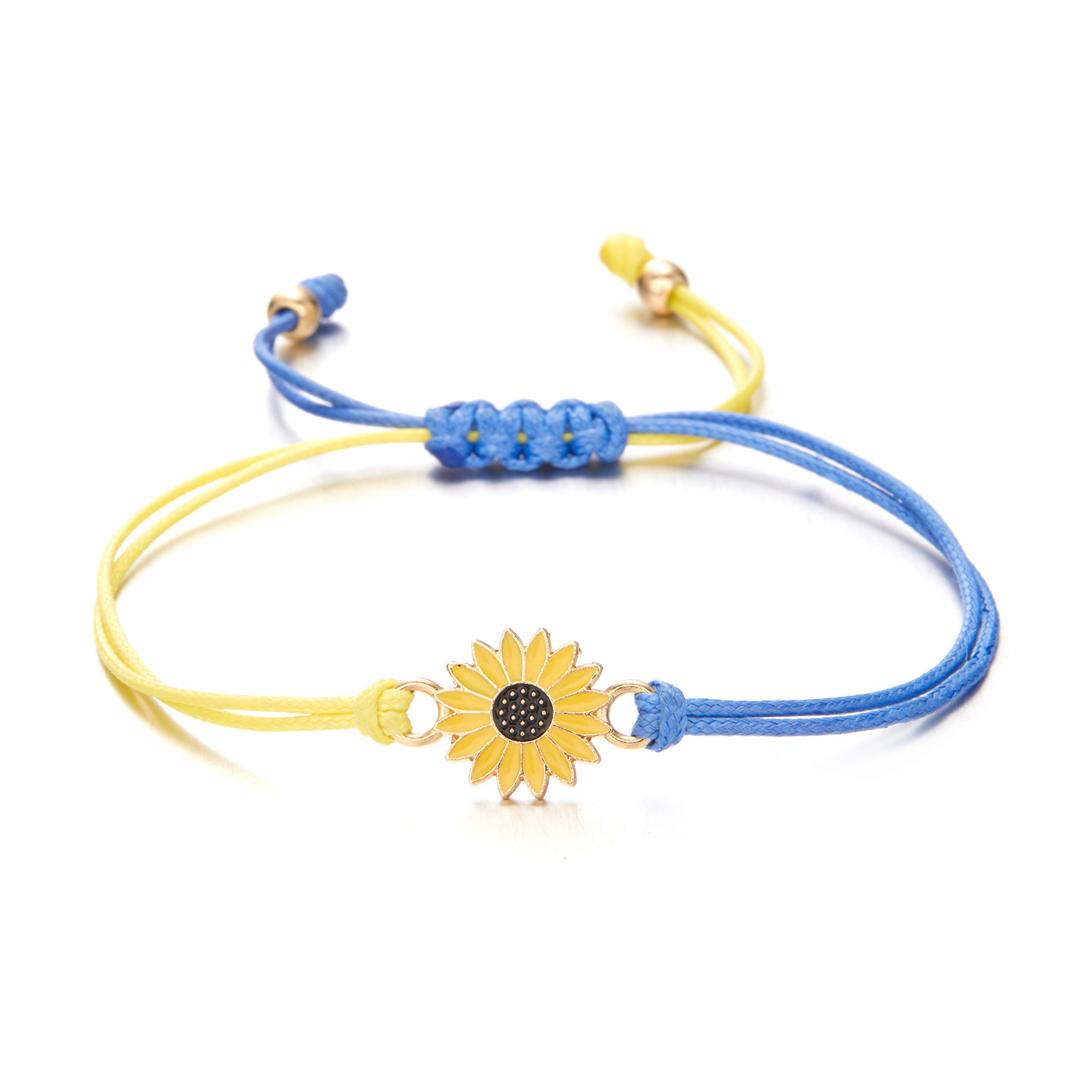 Ukraine Armband Ukraine Flagge String Sonnenblumenarmband Unterstützung Schmuck - Bild 16 von 21