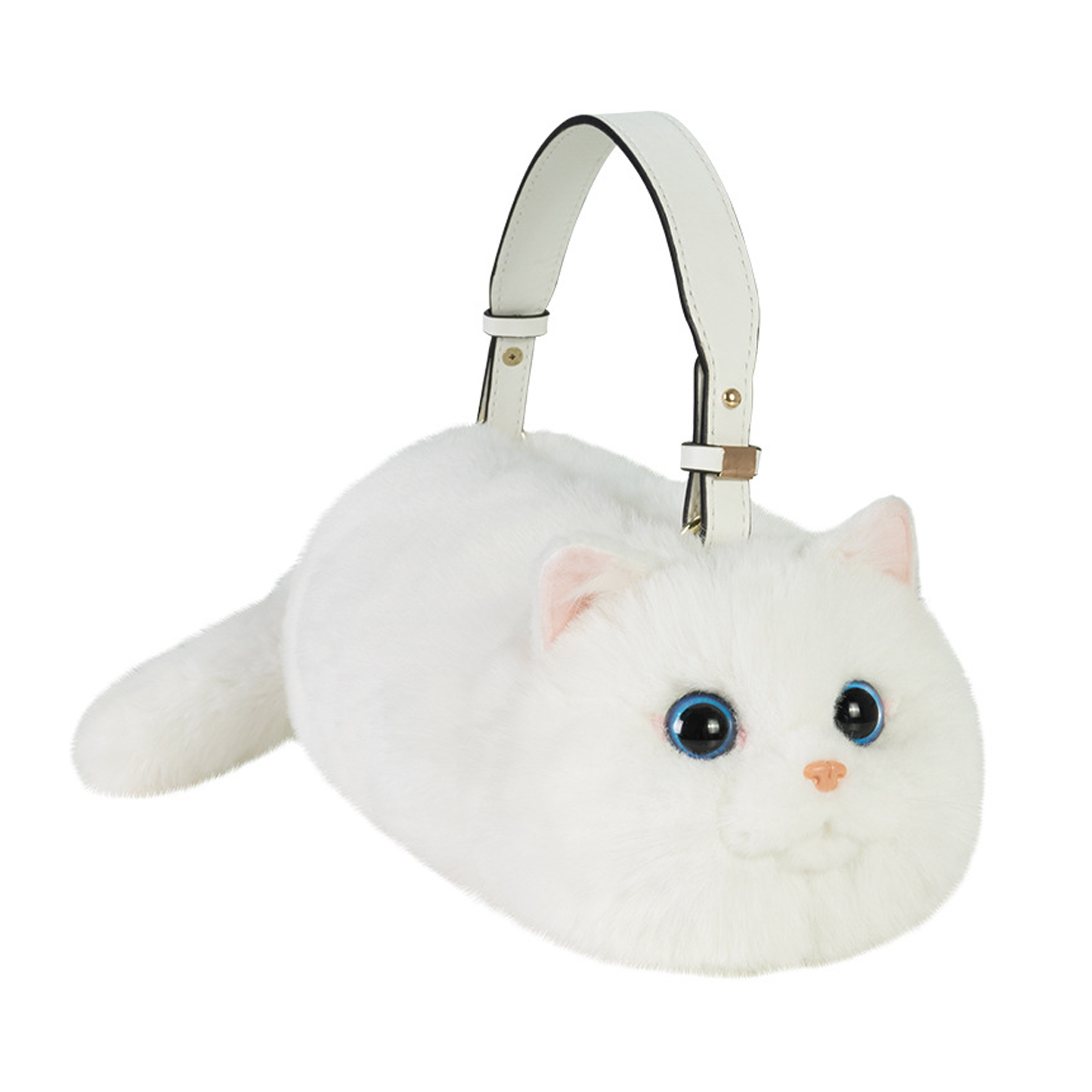 Simulation Stuffed Cat Backpack Realistic Animal Stuffed Bag Plush Backpack - Picture 13 of 14