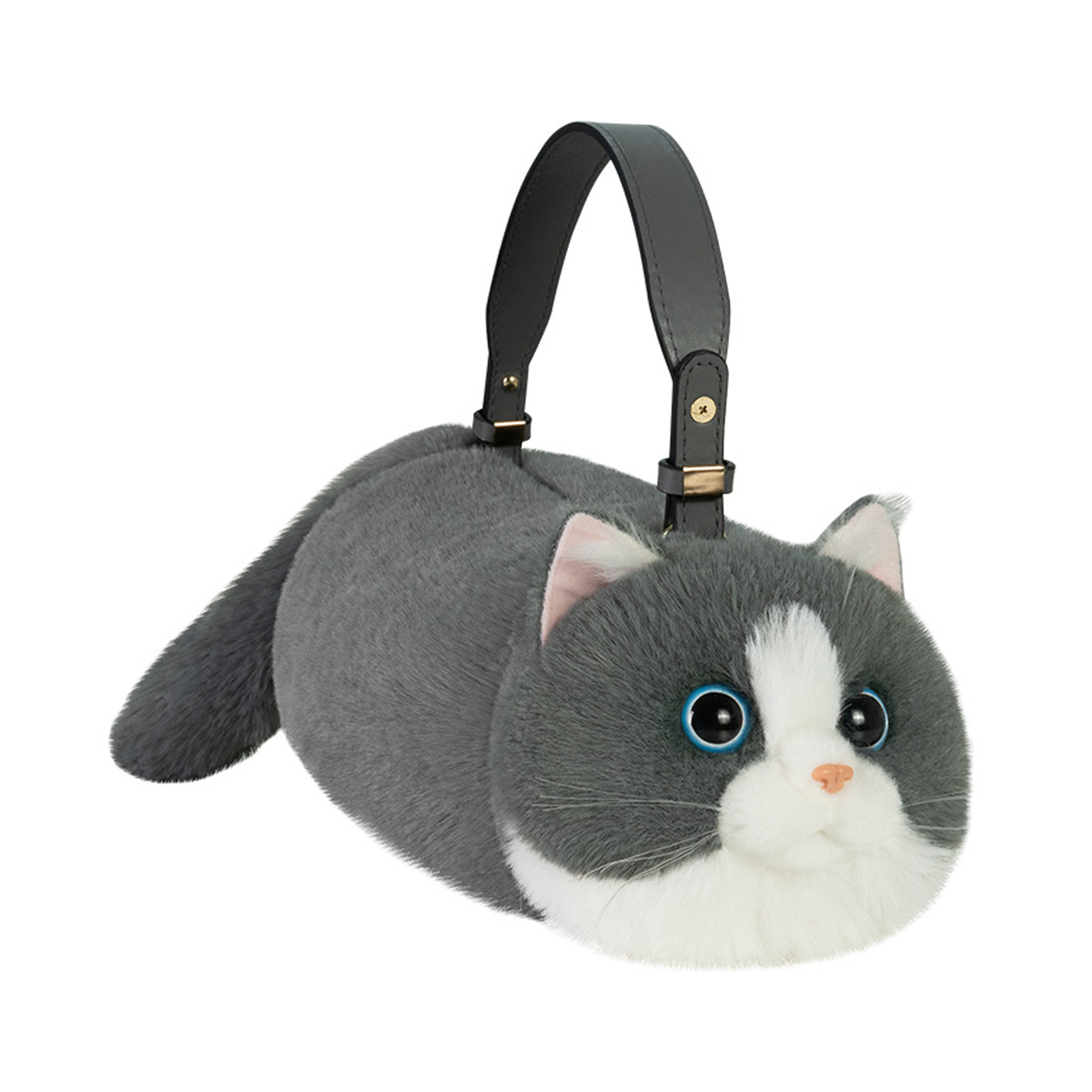 Simulation Stuffed Cat Backpack Realistic Animal Stuffed Bag Plush Backpack - Picture 14 of 14