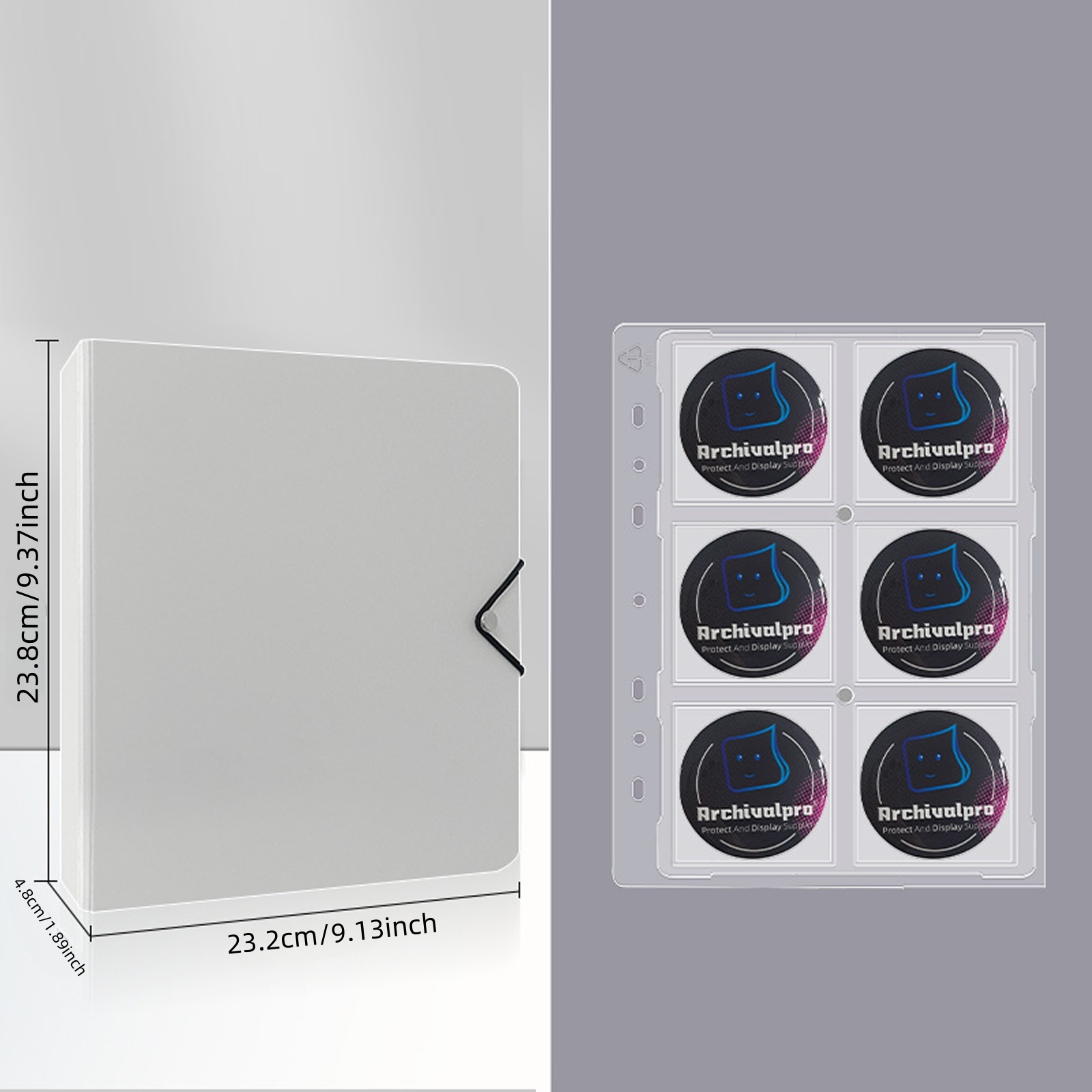 Faux Leather Badge Booklet with Clear PET Pages Display Organizer for Anime Pins - Picture 16 of 19