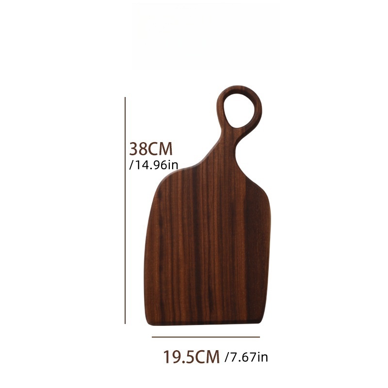 Walnut Cutting Board for Couples – Versatile & Handled