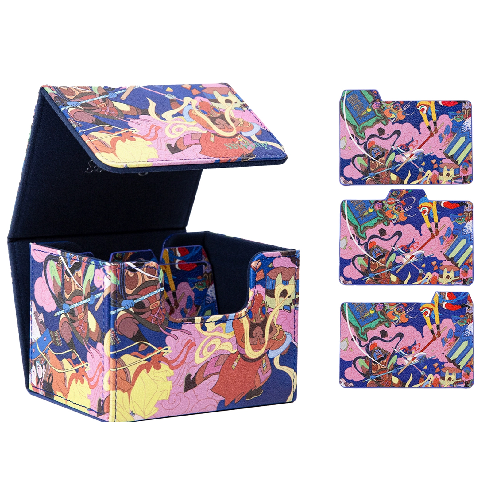 Sanseking Chinese Style Journey to the West Card Storage Box Case With Divider - Picture 13 of 15